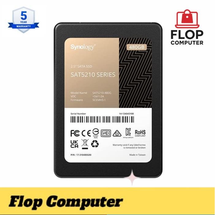 Synology SAT5210 480GB 2.5" Enterprise SATA SSD