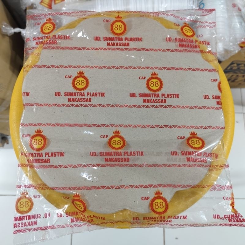 

kertas nasi 88 merah bulat, 1 bungkus isi 200 lembar