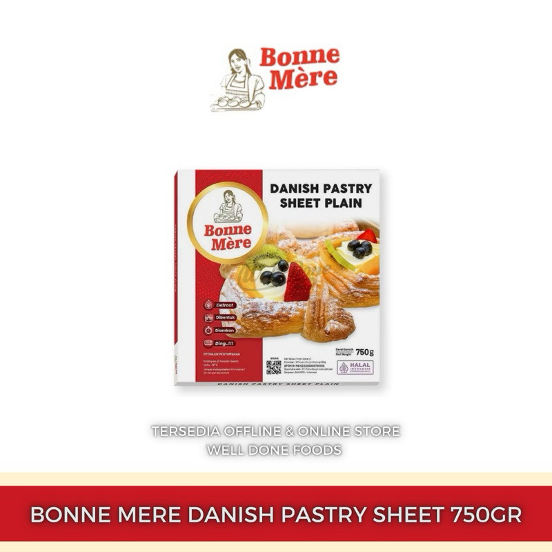 

Bonne Mere Danish Pastry Sheet 750gr