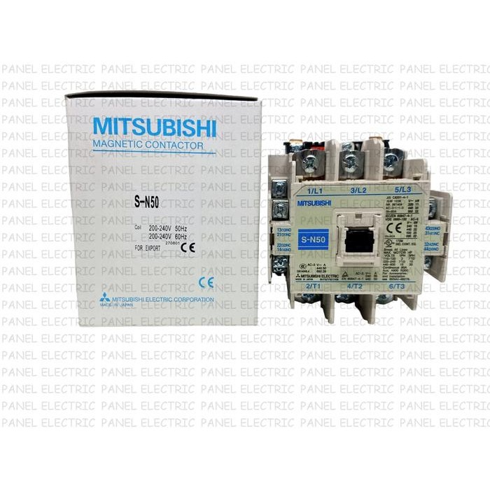 

MAGNETIC CONTACTOR MITSUBISHI SN-50 SN 50 110V/220V/380V KONTAKTOR - 110VAC