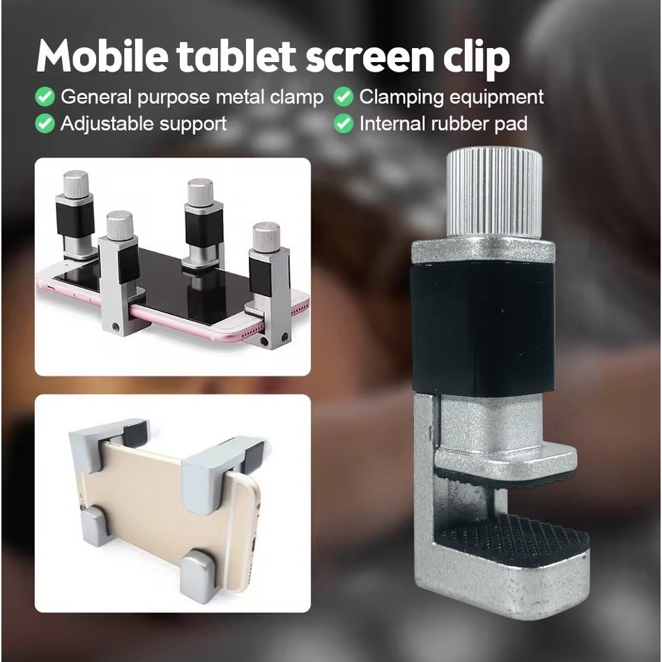 

TSR - CLAMPOD Alat Reparasi Layar Smartphone Fixture Clamp Aluminium 4 PCS - TG-4000