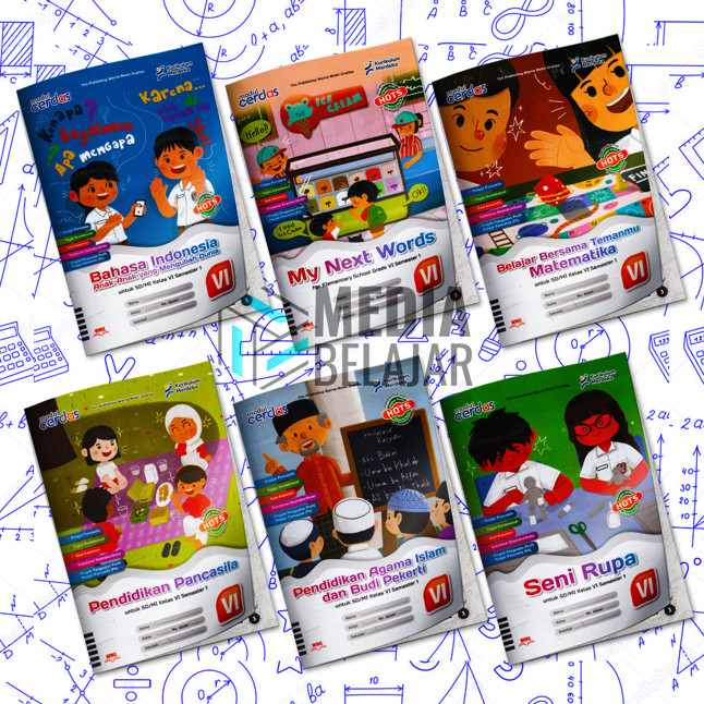 LKS CERDAS SD Kelas 6 Semester 1 dan 2 Kurikulum Merdeka