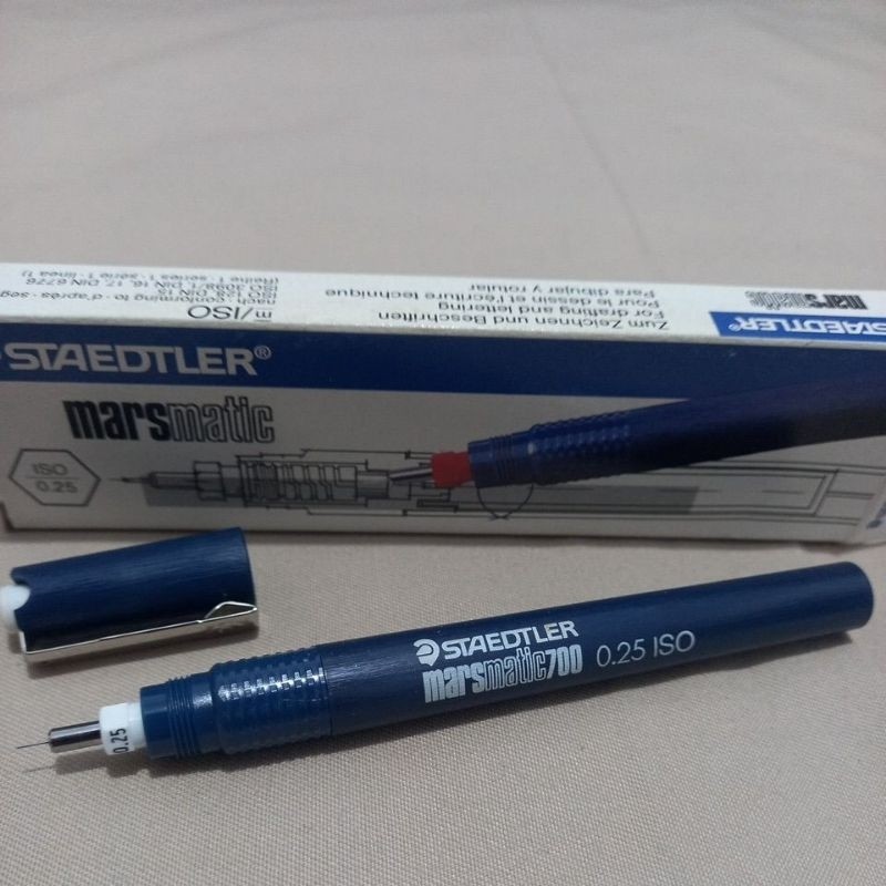 

STAEDTLER 700 Pen Rapido Marsmatic Made in GERMANY ASLI 0,25 Plus Reffil Drawing Pen