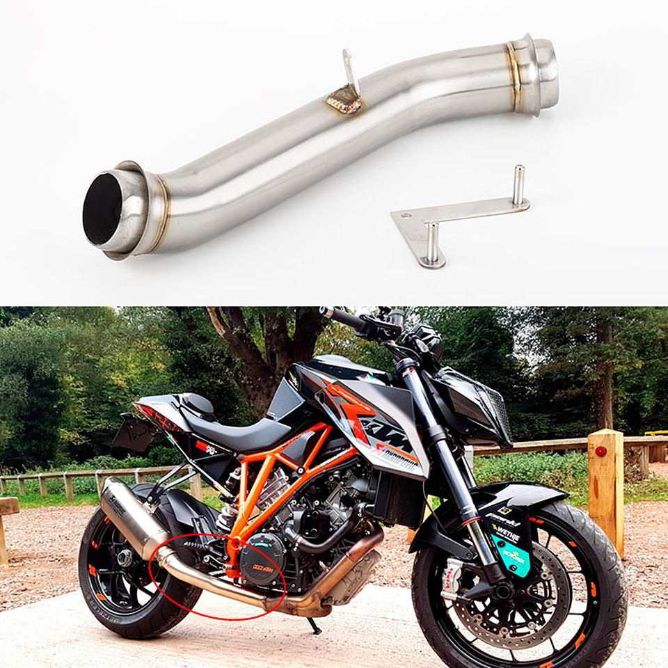 For KTM 1290 Super Duke R 2014 2015 2016 Escape Pipe Motorcycle Exhaust Muffler 1290 duke exhaust mu