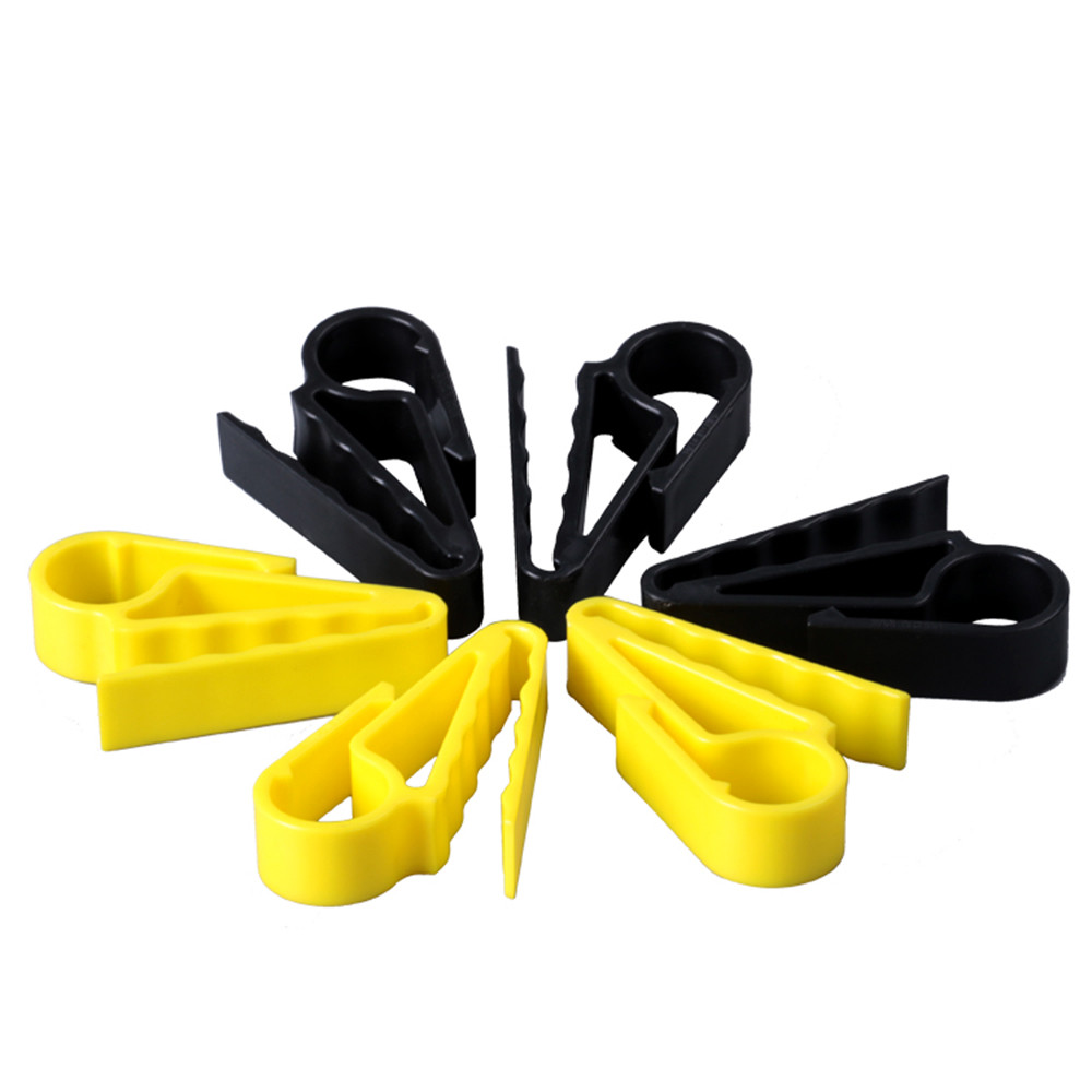 5 Pcs Yellow Plastic Golfer Cigars Cigarette Holder Clips Portable Bottle Golf Clamp Accessories Gol