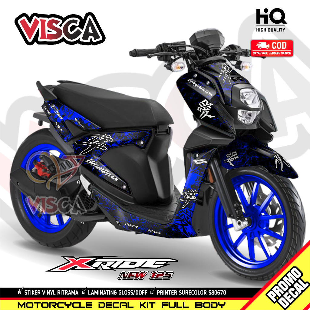 Decal X Ride 125 Full Body Stiker X Ride 125 Full Body Stiker Motor Xride 125 Full Body HAYABUSA