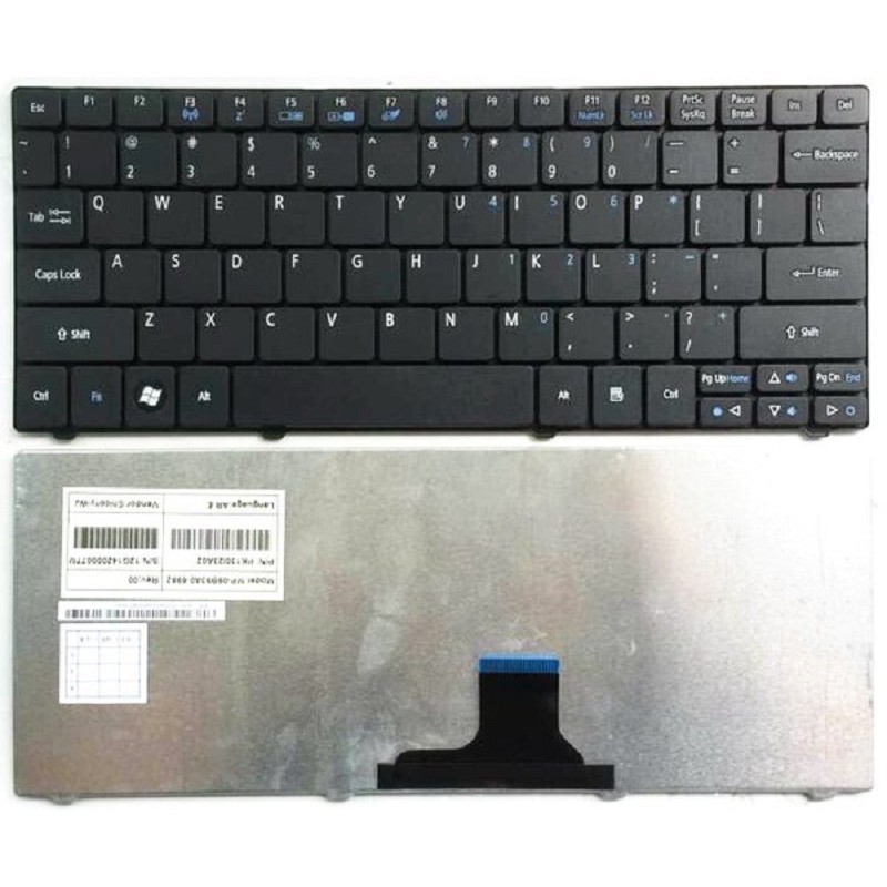 Keyboard Laptop Acer Aspire One 722 AO722 - Black