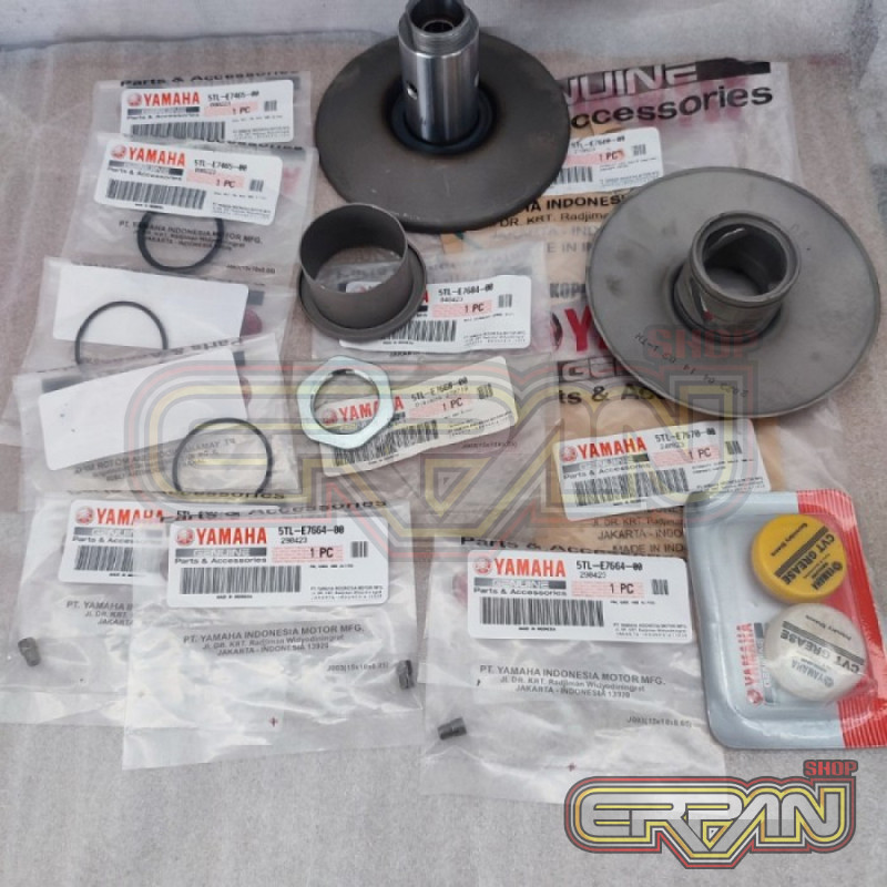 PULLY SET ASSY BELAKANG MIO SPORTY SMILE ORIGINAL ORI YAMAHA