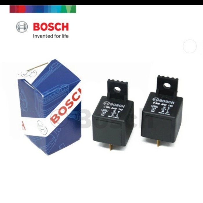 Relay BOSCH 5 Kaki 12V 30A - Ori RELAI KLAKSON BOSCH Good Quality