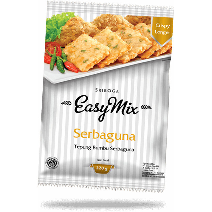 

Easy Mix Tepung Bumbu Serbaguna 220gr Sriboga
