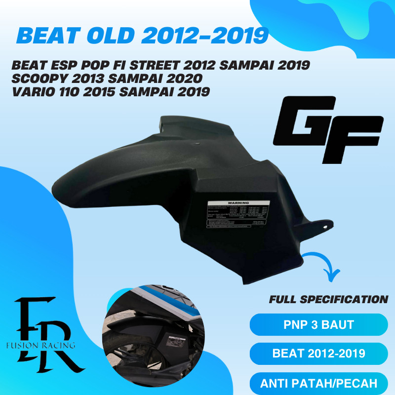 SPAKBOR KOLONG BEAT FI ESP POP STREET 2012-2019 HUGER SCOOPY OLD VARIO 110- HAPPY SHOPING