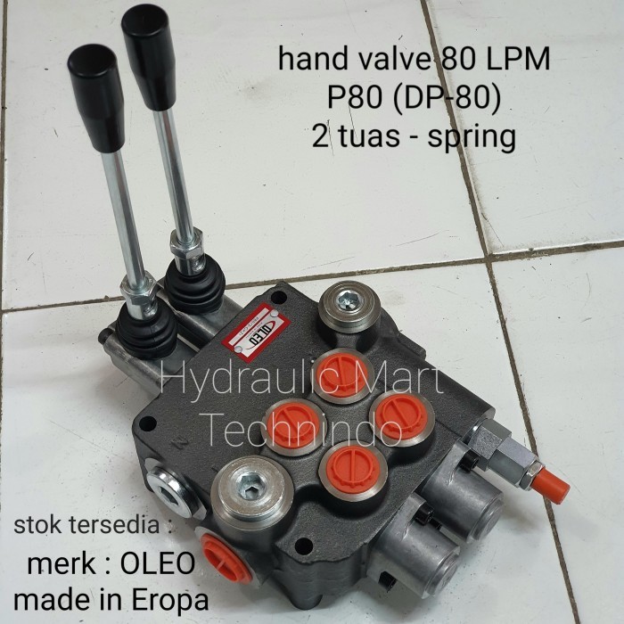 hand valve 2 stik spring 80 liter permenit - CROZZE