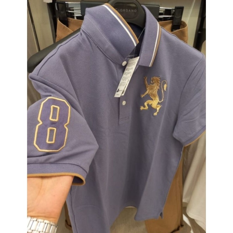 GIORDANO POLO LION 3D MEN'S ORIGINAL  | GIORDANO POLO LION 3D PRIA ORIGINAL