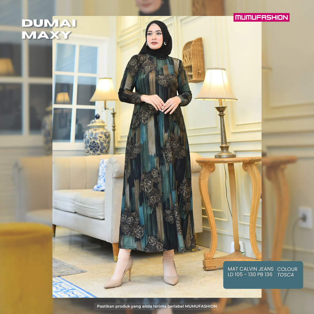 Bydii - DUMAI MAXY / Gamis Calvin Jeans Jumbo Zaini Maxy by Valent Fashion Solo