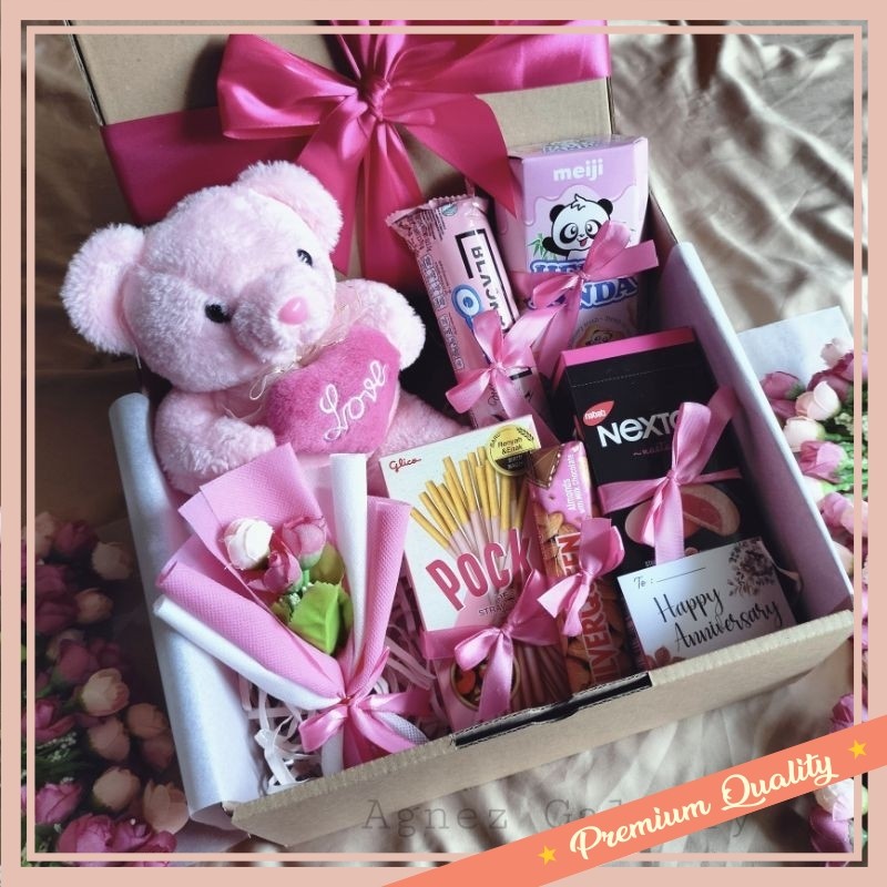

Hampers buat pacar teman sahabat bestie unik lucu keren kekinian / Hampers Coklat Snack Box / Kado Valentine Ulang Tahun Wisuda Natal / Souvenir Ulang Tahun / Snack