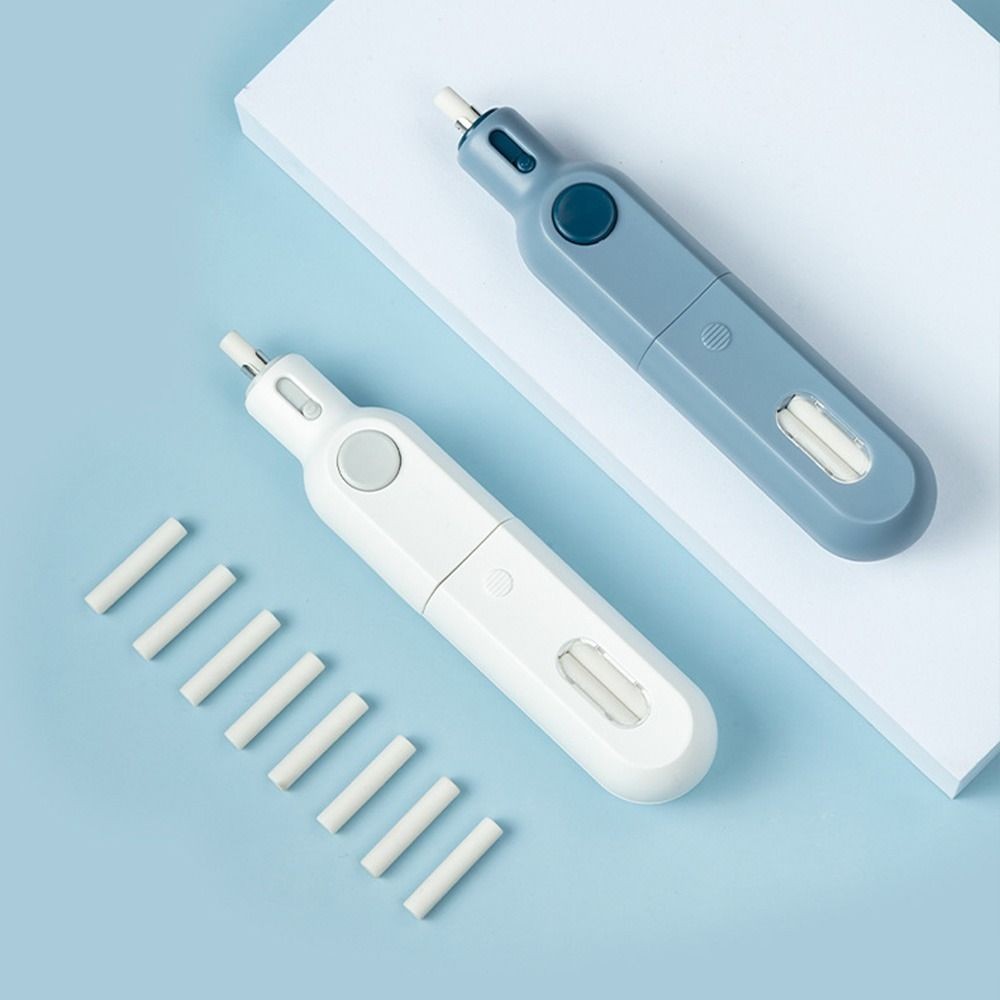 

Less Rubber Debris Electric Eraser with Refills Leave No Mark Labor-saving Pencil Wiping Eraser‘ Core Replacement Traceless