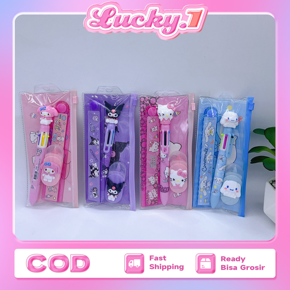 

Alat Tulis Set Set Stationery Paket 3 in 1 Alat Tulis Anak Cocok Untuk Souvenir Atau Hadiah Ulang Tahun Anak Set Alat Tulis Paket Ulang Anak Study Karakter Kartun