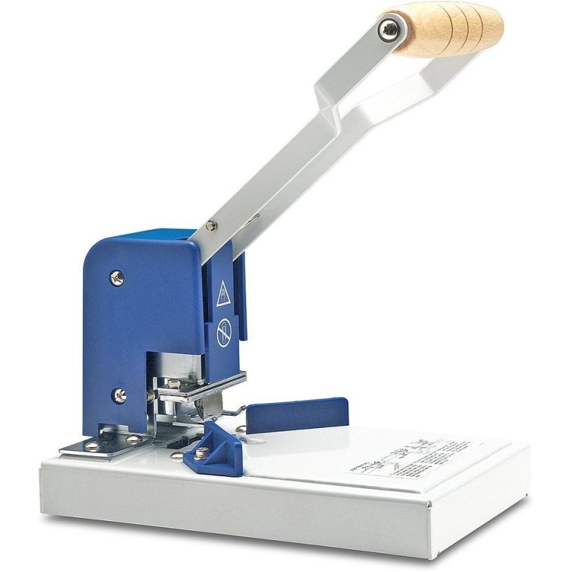 

Manual Desktop Heavy Duty Rounder Corner Machine Mesin Hook Sudut Siku Bundar