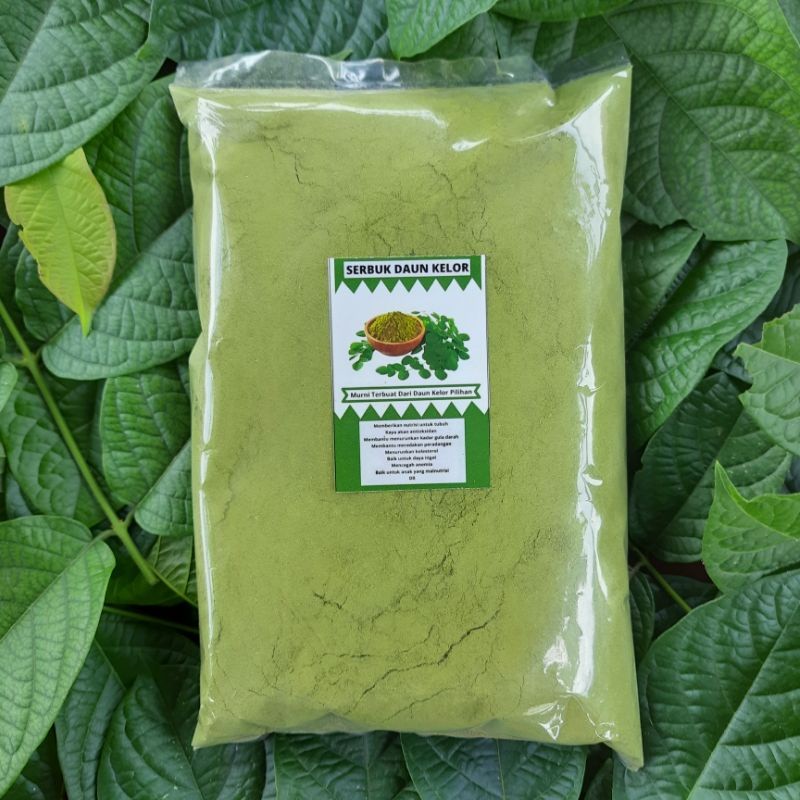 

ISVB - 1 Kg Bubuk Serbuk Daun Kelor Moringa Powder Organik 100% Asli