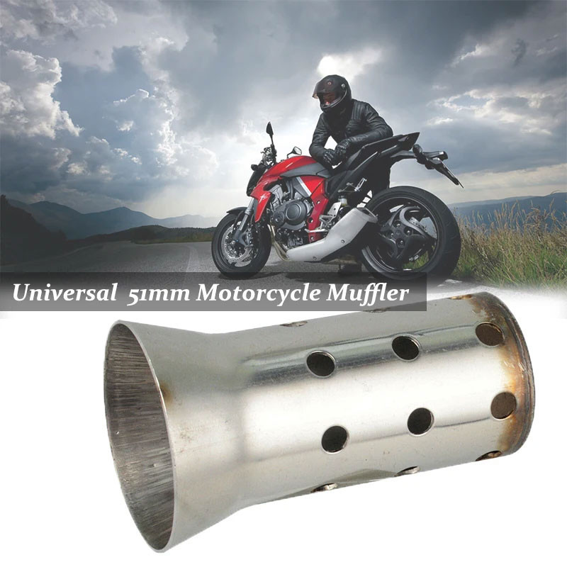 

- ESPEEDER Peredam Knalpot Motor Exhaust Muffler DB Killer Silencer 51mm - ES0105 -