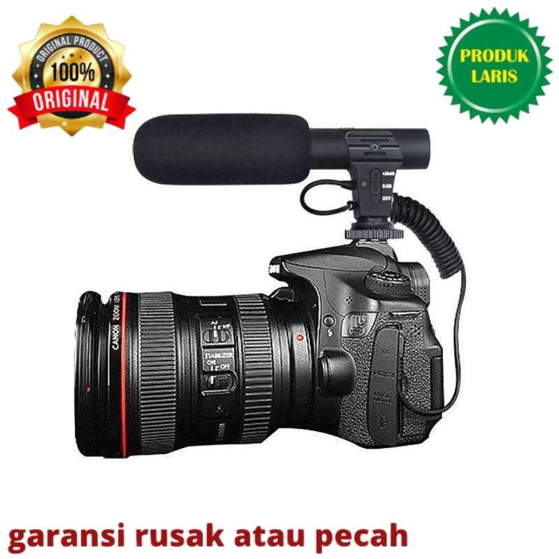 Shotgun Microphone Lavalier Mikrofon Untuk Jack For Termurah Dslr Condenser Youtuber Camera Video Vl