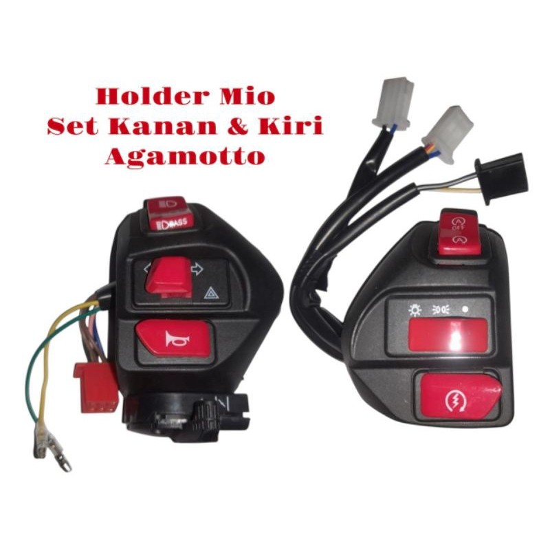 Holder Mio Kanan kiri Holder mio aerox Plus hazard