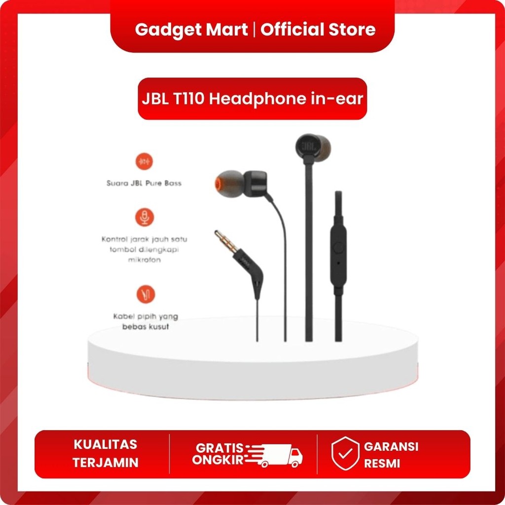 JBL T110 Headphone in-ear