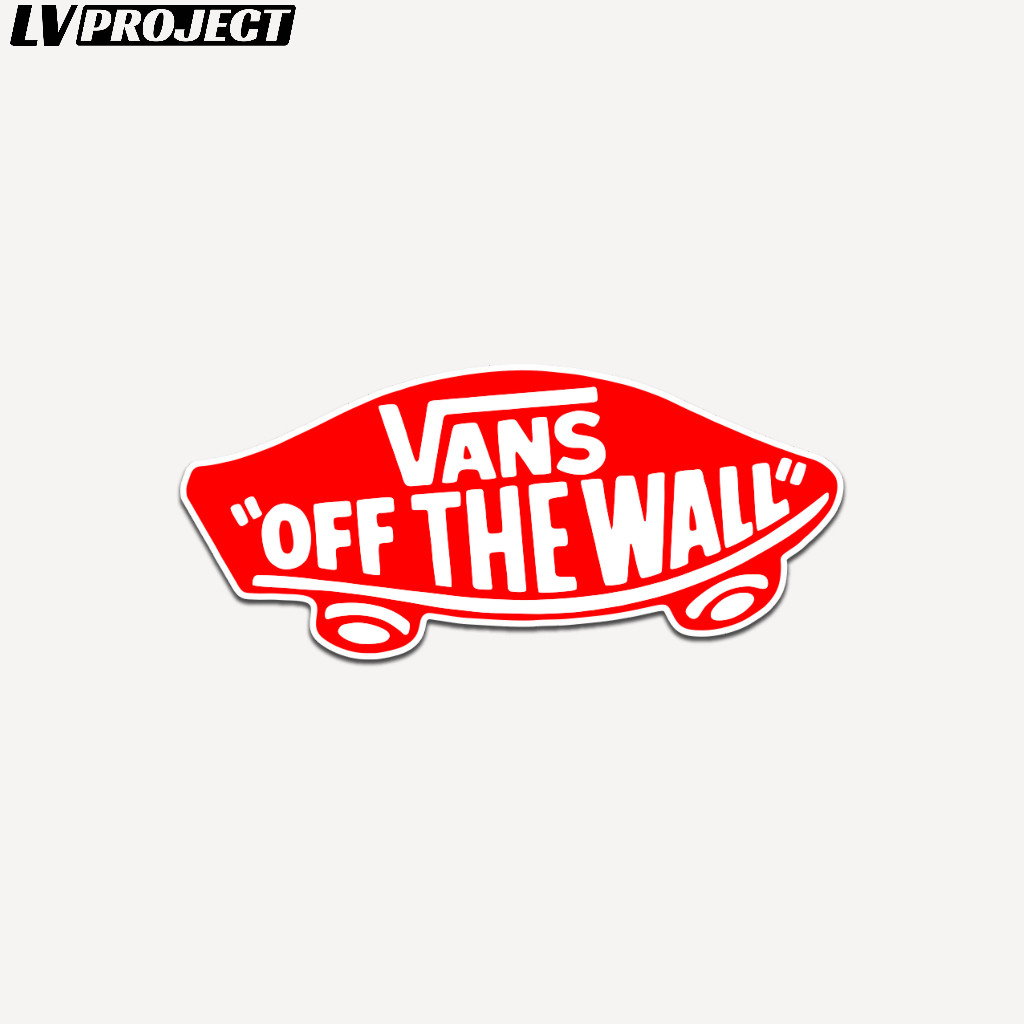 

Sticker Brand Logo Tahan Air Stiker Skateboard Laminasy Glossy