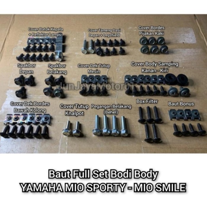 Baud baut full set body motor yamaha mio sporty/mio smile - Full set