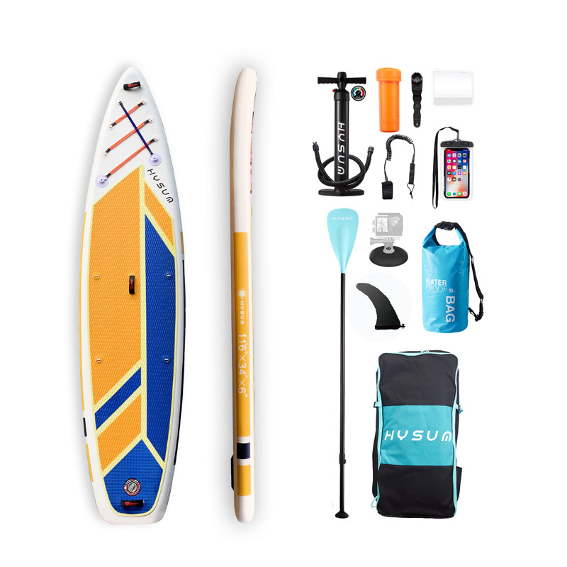 

Inflatable Stand Up Paddle Board, 11'6"x32"x6" Ultra-Light Paddleboards for All Skill Levels with SUP Accessories, Paddle, Fins