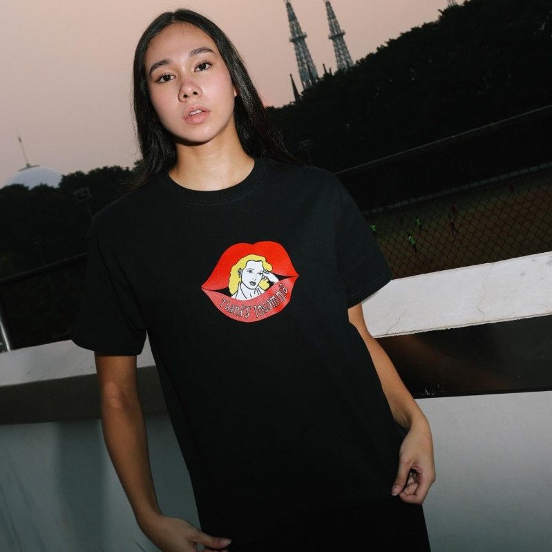 Tshirt Isaura Black Thanksinsomnia Cotton High Quality Fashion Unisex Tshirt