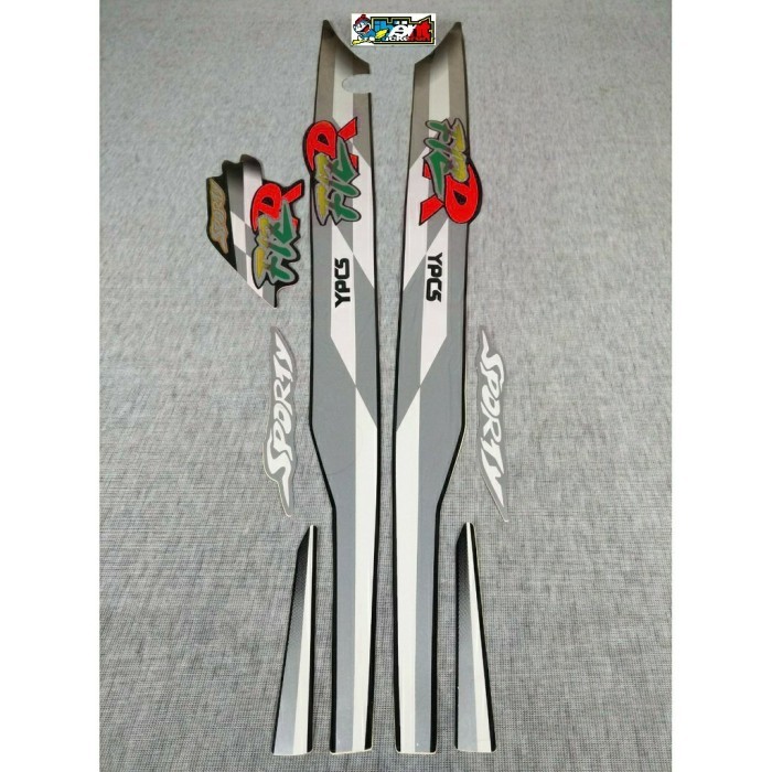 STRIPING LIS STANDAR ORI FIZ R FIZR SILVER 1997 POLET STIKER