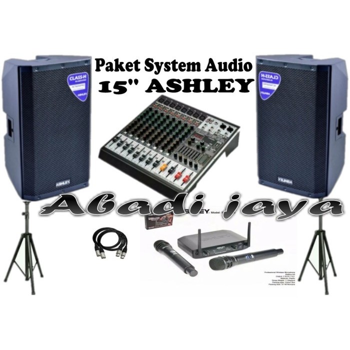 PAKET SOUND SYSTEM ASHLEY 15 INCH ACT600PRO MDX8 PROVOICE