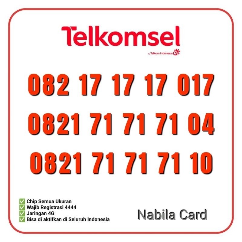 Nomor Cantik Simpati - Nomor Cantik Telkomsel - Simpati Cantik 8888