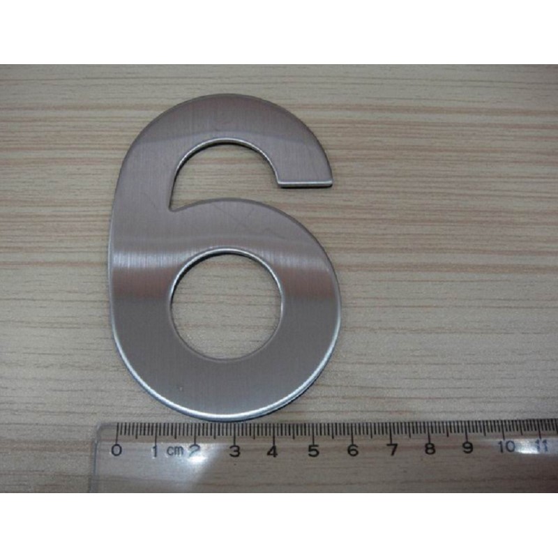 

Modern House Numbers - 304 Floating Stainless Steel Home Address Number,Room Number, Easy to Install