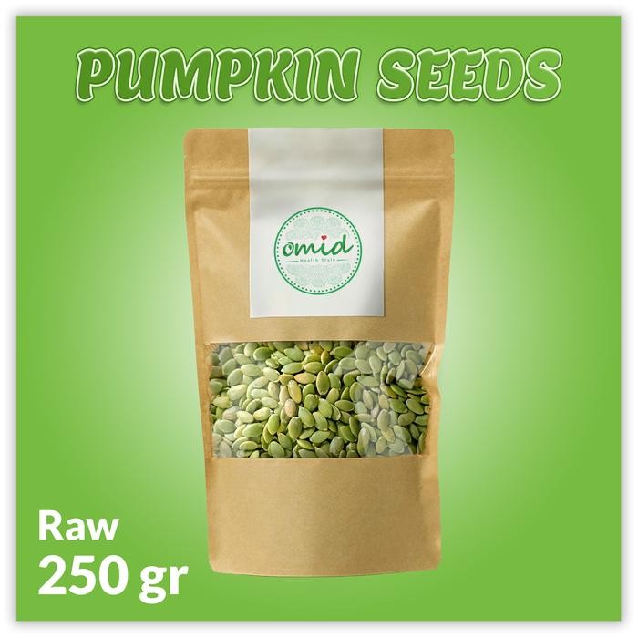 

Organic Raw Pumpkin Seeds (Biji Labu Organik Mentah) 250gr