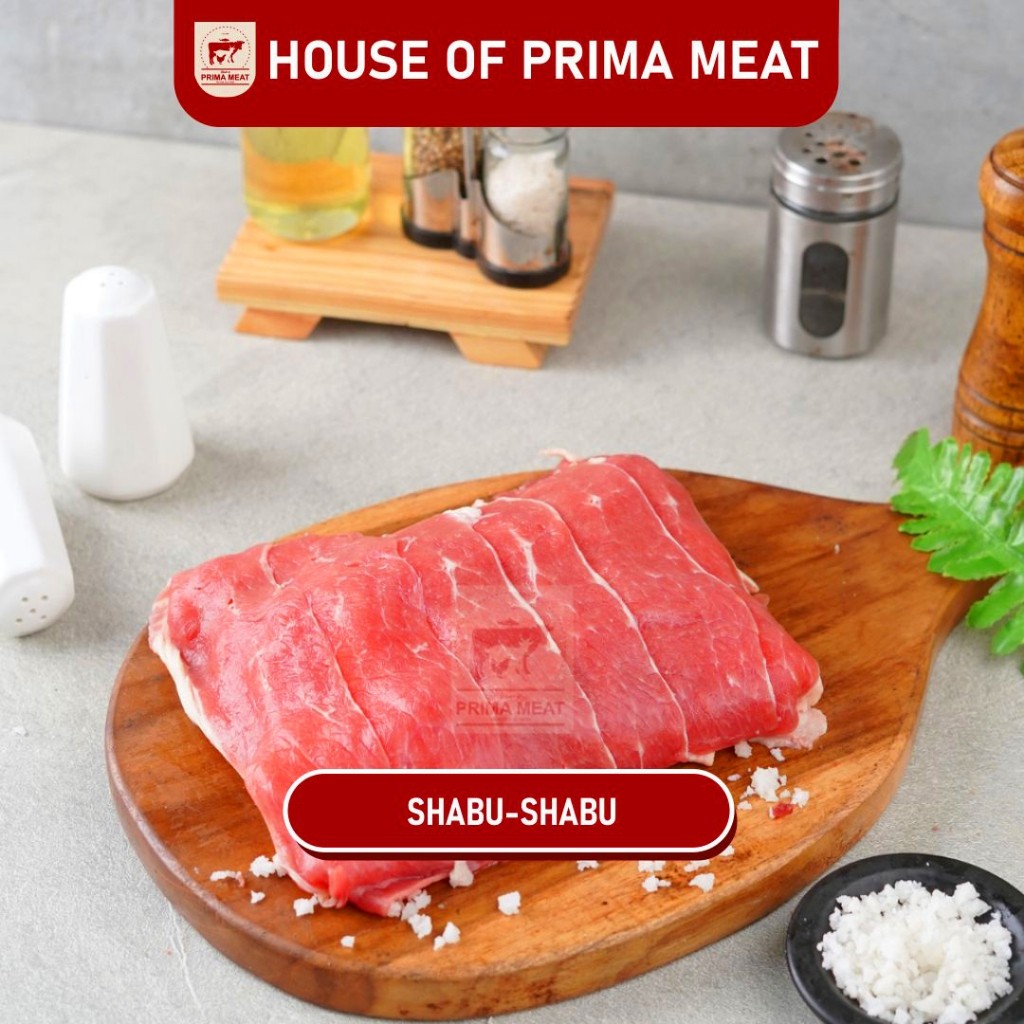 

Daging Sapi AUS Slice Beef Sukiyaki / Shabu Beef 500gr 0,7mm
