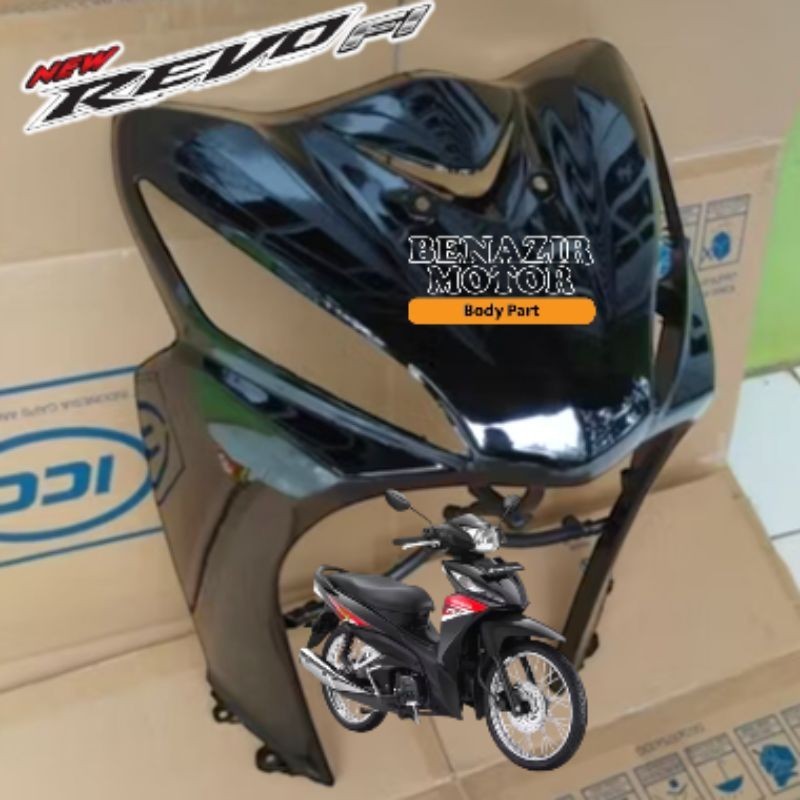 Tameng Depan Revo Fit fi hitam