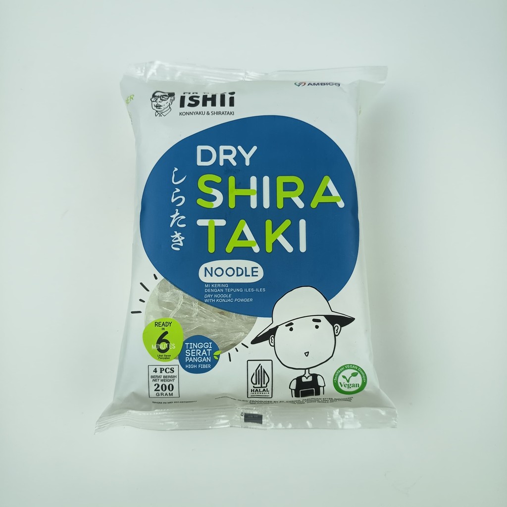 

Mr Ishii Dry Shirataki Noodle 4Pcs 200Gr