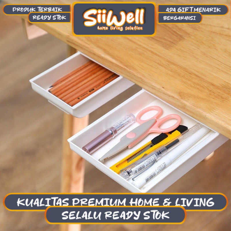 Laci Mini Laci Portable Meja Belajar Lipat Laci Laci Susun Kantor Laci Tersembunyi Meja Nakas Lace M