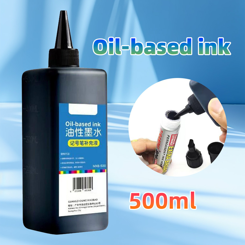 

Isi tinta spidol 500ml Refill Tinta Spidol Permanent Marker Tidak Bisa Dihapus
