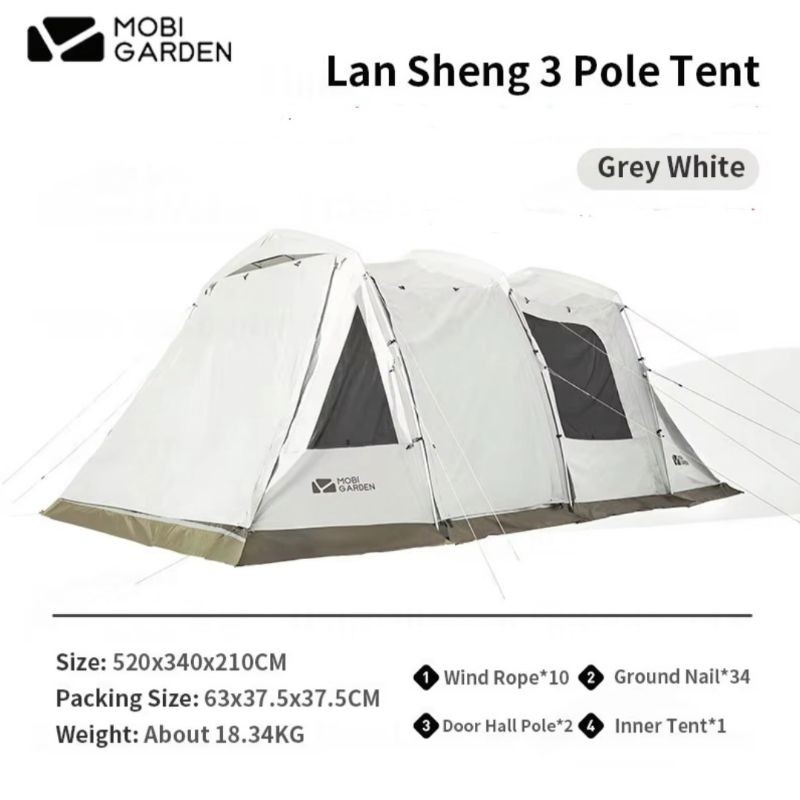 Tenda Tunnel Mobi Garden Lansheng 3 NX21561041