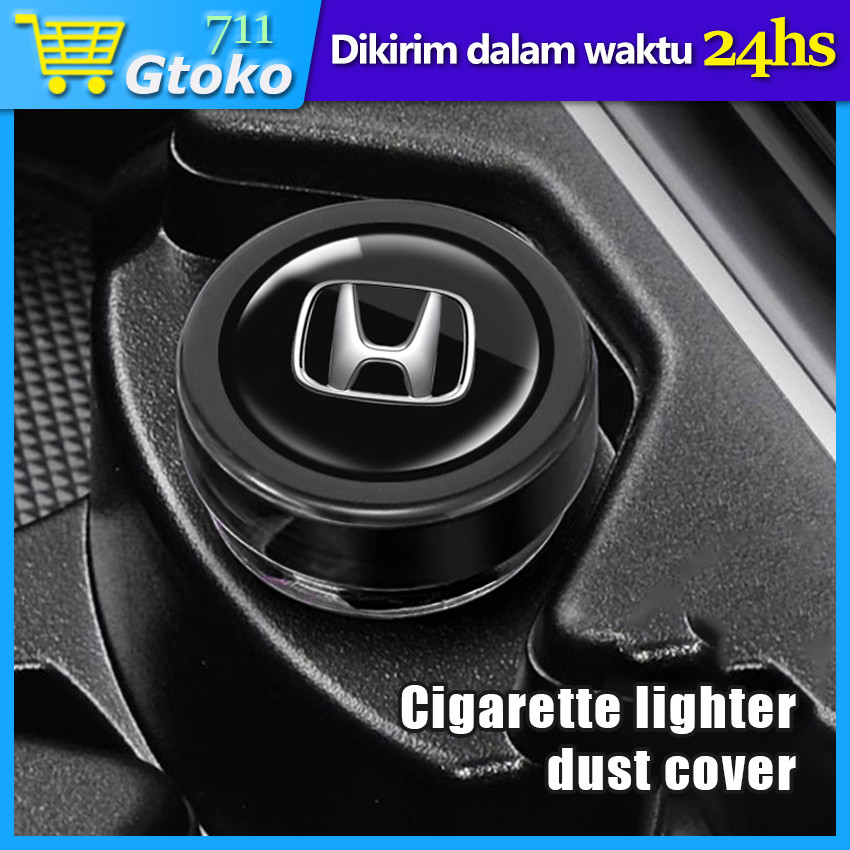 Cover Tutup Auto Lighter Charger Pemantik Api Socket Colokan Mobil Dengan Logo Honda Anti Debu