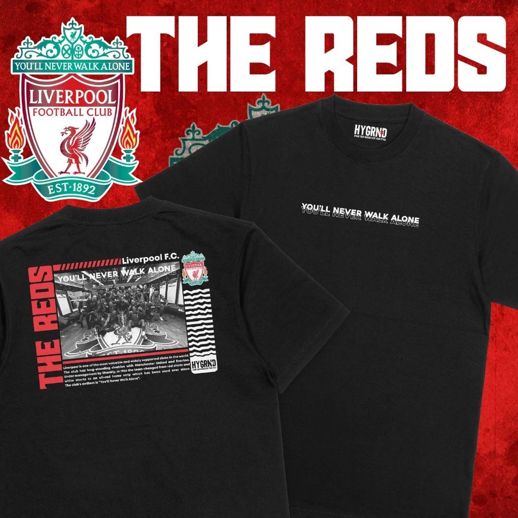 Kaos Klub Bola "Liverpool Streetwear" - Kaos Liverpool/Kaos Bola Liverpool/Kaos Klub Liverpool/Bigre