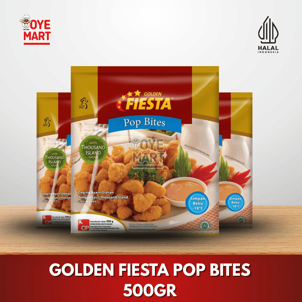 

GOLDEN FIESTA POP BITES 500GR / NAGET AYAM 500GR