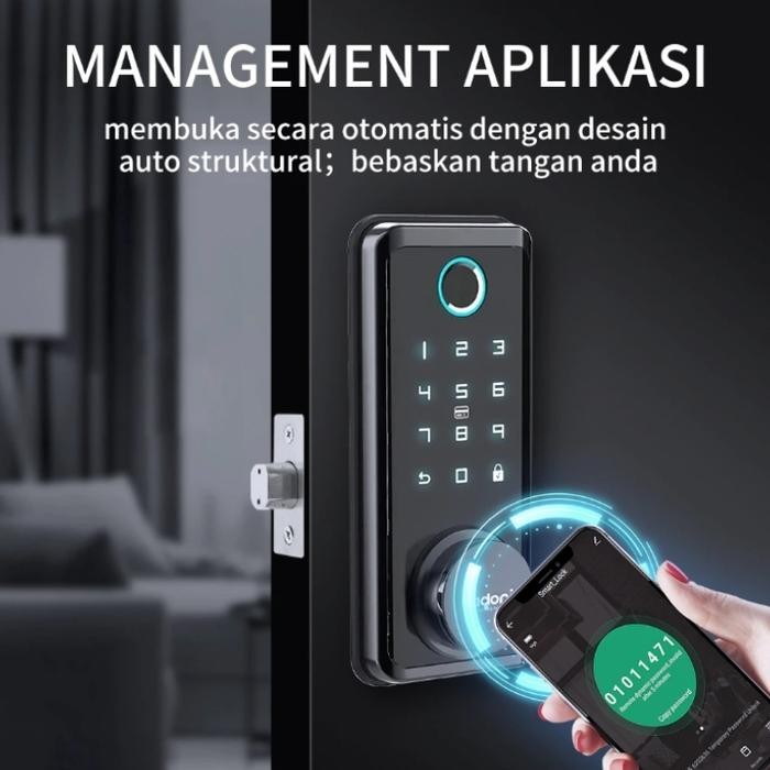 

Digital lock kontrol kunci pintu sidik jari/Kadonio kunci pintar