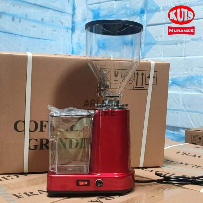 Promo Grinder Coffee Elektrik Tipe LD-018 KUIS Grinder kopi Espresso - Merah