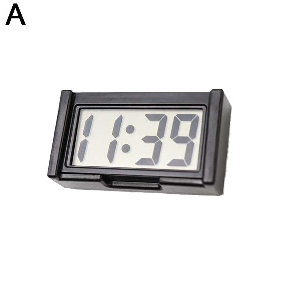 Mini Digital Clock Large Screen Car Dashboard Electronic Clock Self-adhesive Mini Clock Car Clock Fo