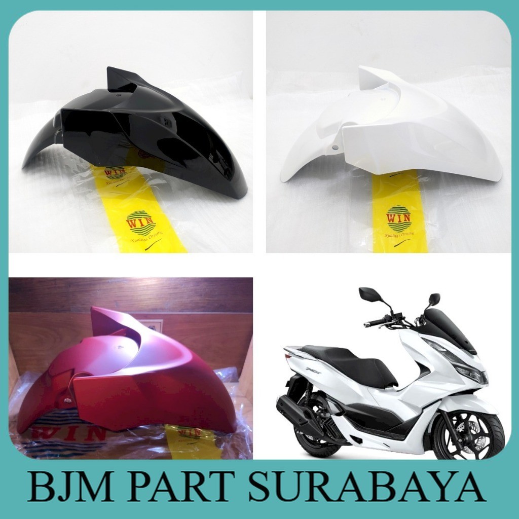BJM SURABAYA - Spakbor Depan New PCX 160 2022 2023 | front fender WIN | slebor selebor motor honda a