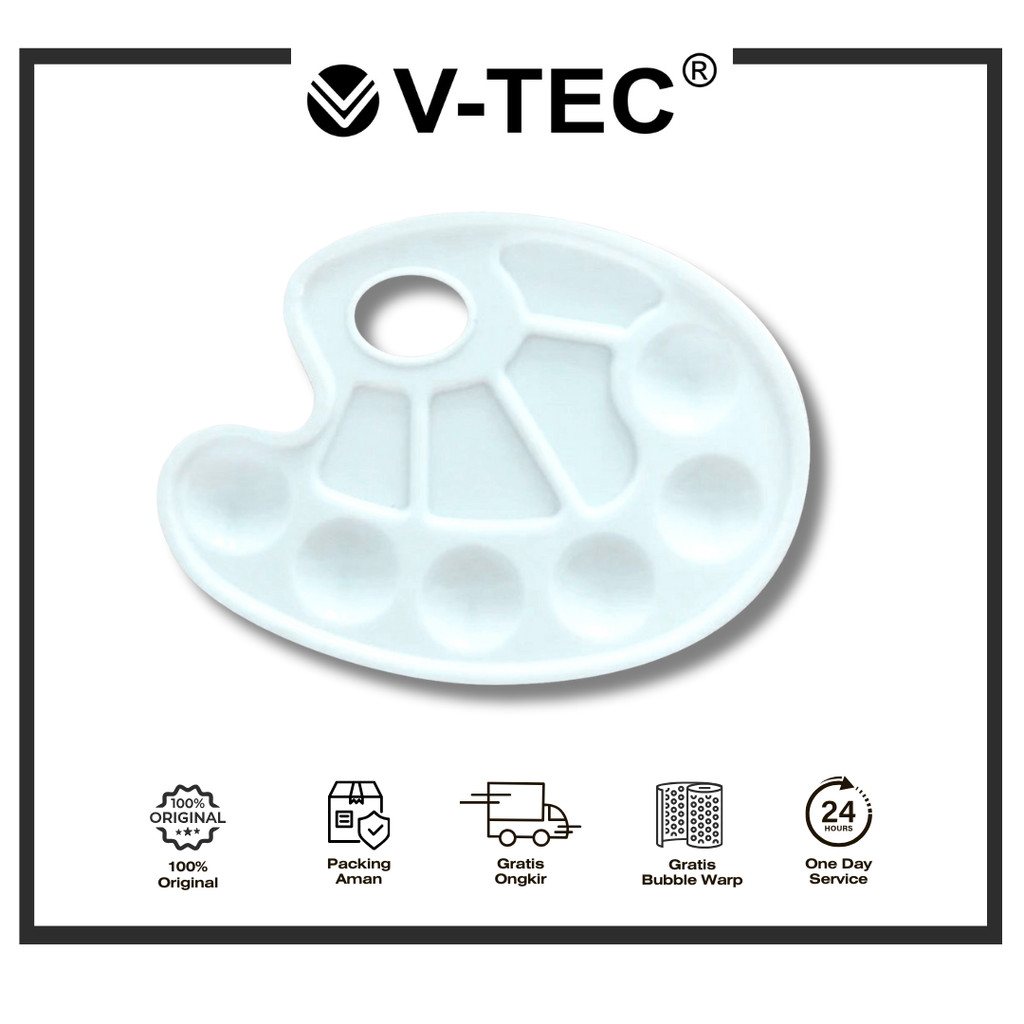 

V-TEC PALETTE PLASTIK 17 X 22 / RD-D5